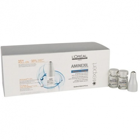 L'ORÉAL PROFESSIONNEL AMINEXIL ampulės nuo plaukų slinkimo 42x6ml