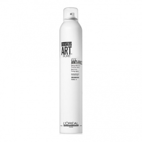 L'ORÉAL PROFESSIONNEL TECHNI ART FIX ANTI-FRIZZ stiprios fiksacijos plaukų lakas 400 ml