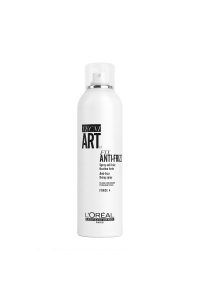 L'ORÉAL PROFESSIONNEL TECHNI ART FIX ANTI-FRIZZ stiprios fiksacijos plaukų lakas 250 ml
