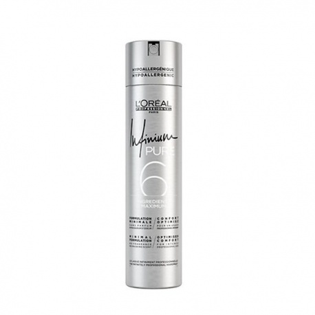 L'ORÉAL PROFESSIONNEL INFINIUM PURE FORT hipoalerginis plaukų lakas 500 ml