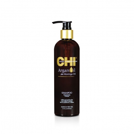 CHI ARGAN OIL maitinamasis šampūnas su argano ir moringų aliejumi 355 ml