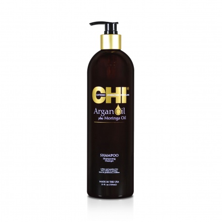  CHI ARGAN OIL maitinamasis šampūnas su argano ir moringų aliejumi 739 ml