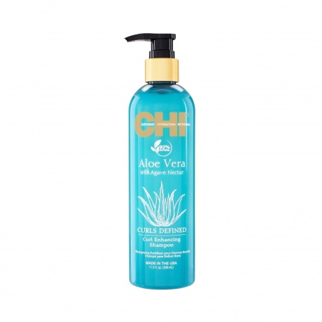 CHI ALOE VERA garbanas išryškinantis šampūnas su alavijais ir agavų sultimis 340 ml