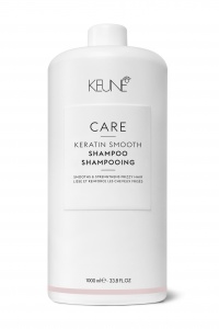 KEUNE CARE KERATIN SMOOTH šampūnas su keratinu, glotninantis ir stiprinantis plaukus 1000 ml