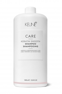 KEUNE CARE KERATIN SMOOTH šampūnas su keratinu, glotninantis ir stiprinantis plaukus 1000 ml