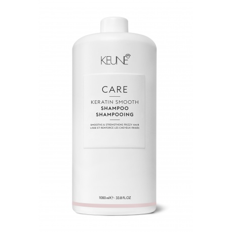 KEUNE CARE KERATIN SMOOTH šampūnas su keratinu, glotninantis ir stiprinantis plaukus 1000 ml