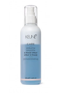 KEUNE CARE KERATIN SMOOTH dvifazis nenuskalaujamas kondicionierius plaukų glotninimui ir stiprinimui 200 ml