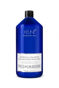 KEUNE 1922 BY J.M.KEUNE ESSENTIAL vyriškas švelniai valantis šampūnas plaukams ir kūnui 1000 ml