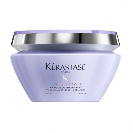 KERASTASE BLOND ABSOLU ULTRA-VIOLET plaukų kaukė šalinanti nepageidaujamus geltonus atspalvius 200 ml