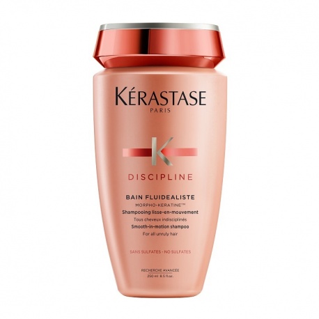 KERASTASE DISCIPLINE FLUIDEALISTE GENTLE glotninamasis nepaklusnių, labai jautrių plaukų šampūnas 250 ml