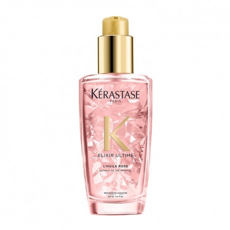 KERASTASE ELIXIR ULTIME L'HUILE ROSE COLOR dažytų plaukų aliejus 100 ml