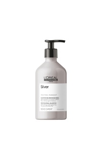L'ORÉAL PROFESSIONNEL SERIE EXPERT SILVER šampūnas skirtas žiliems arba pilkai dažytiems plaukams 500 ml