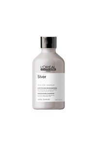 L'ORÉAL PROFESSIONNEL SERIE EXPERT SILVER šampūnas skirtas žiliems arba pilkai dažytiems plaukams 300 ml