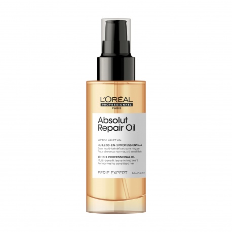 L'ORÉAL PROFESSIONNEL ABSOLUT REPAIR nenuplaunamas atstatomasis silpnų ir pažeistų plaukų serumas 90 ml