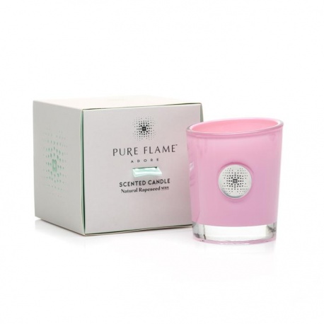 PURE FLAME - MUSC ROSE kvepianti žvakė 210 g