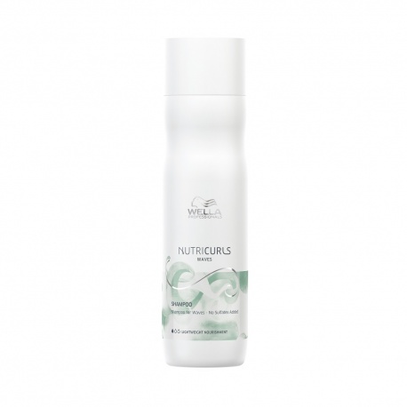 Wella Professionals NutriCurls Shampoo for Waves Lengvas šampūnas banguotiems plaukams 250 ML