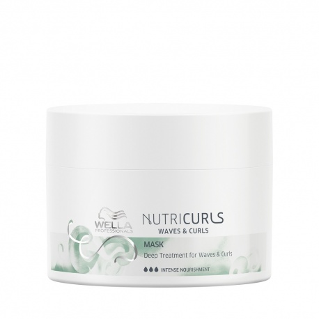 Wella Professionals Nutricurls Mask Deep Treatment Kaukė garbanotiems ir banguotiems plaukams 150 ML