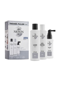 Nioxin SYS1 Care System Trial Kit Galvos odos ir plaukų priežiūros rinkinys nestipriai retėjantiems plaukams Small