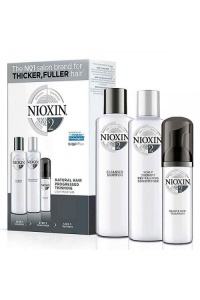 Nioxin SYS2 Care System Trial Kit Galvos odos ir plaukų priežiūros rinkinys stipriai retėjantiems plaukams Small