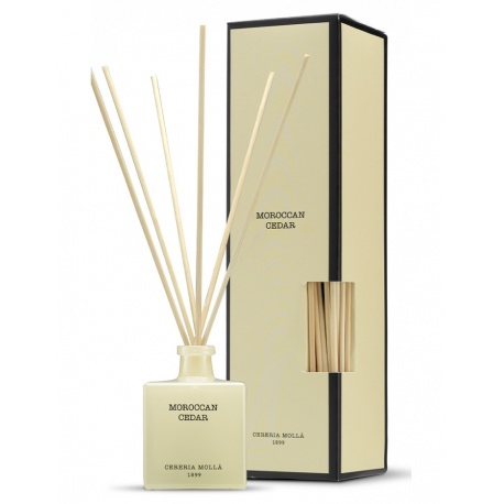 CERERIA MOLLA namų kvapas su lazdelėmis „Moroccan cedar“ 100 ml